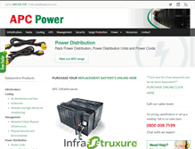 Tablet Screenshot of apcpower.co.uk